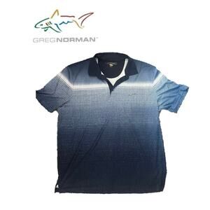 Greg Norman Gradient Blue Polo XXXL